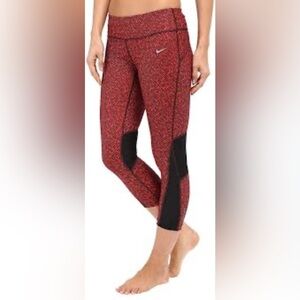 Nike  drifit mesh cut out crop legging Size XS